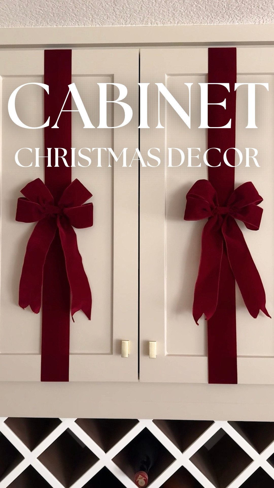 The EASIEST way to add a festive touch to your kitchen ❤️ tag someone who would love this!

cabinet bows, ribbon cabinet decor, holiday decor, christmas decor, easy holiday decor, festive home, amazon holiday finds, christmas bows #christmasdecor #christmashome #cozykitchen

#LTKHome #LTKHoliday #LTKFindsUnder50