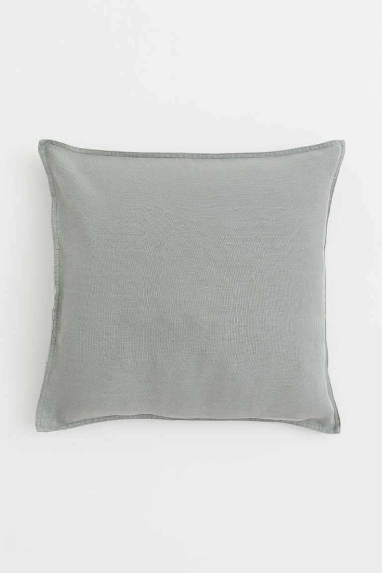 Washed Linen Cushion Cover | H&M (US + CA)