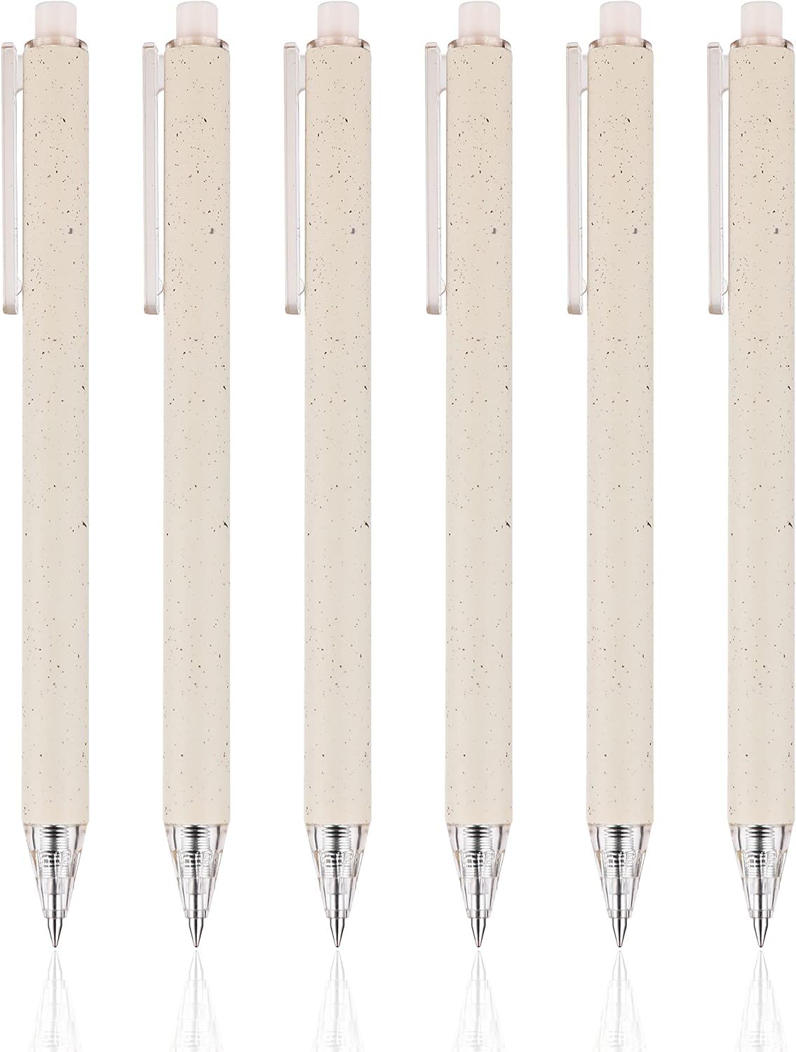 RIANCY 6PACK Cute pen, black gel in pens 0.5mm Fine tip Black Ink fine point Pen Black ink Pens Q... | Amazon (US)