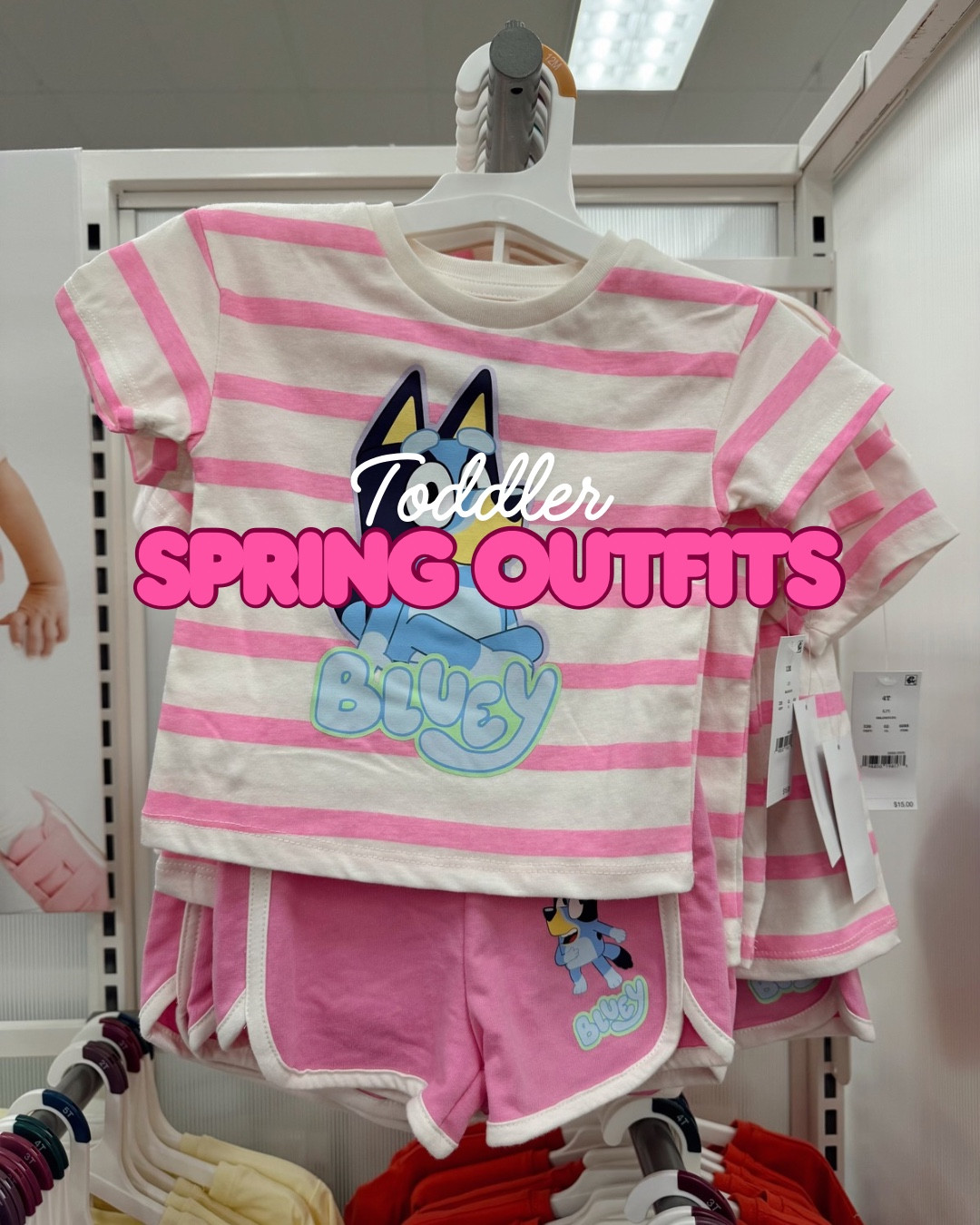 Some of my favorite toddler spring outfits from Target! We love bluey in our house so the pink bluey set was a must! 

#LTKKids #LTKBaby