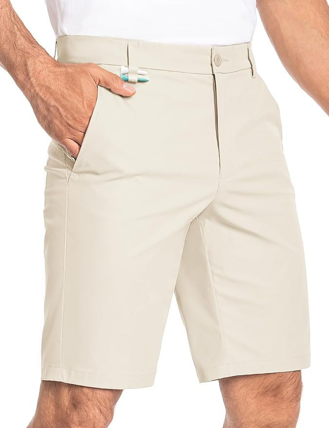 Men's Golf Shorts 7" 10" Dress Casual Shorts Quick Dry Stretch Anti-Wrinkle Work Hybrid Chino Sho... | Amazon (US)