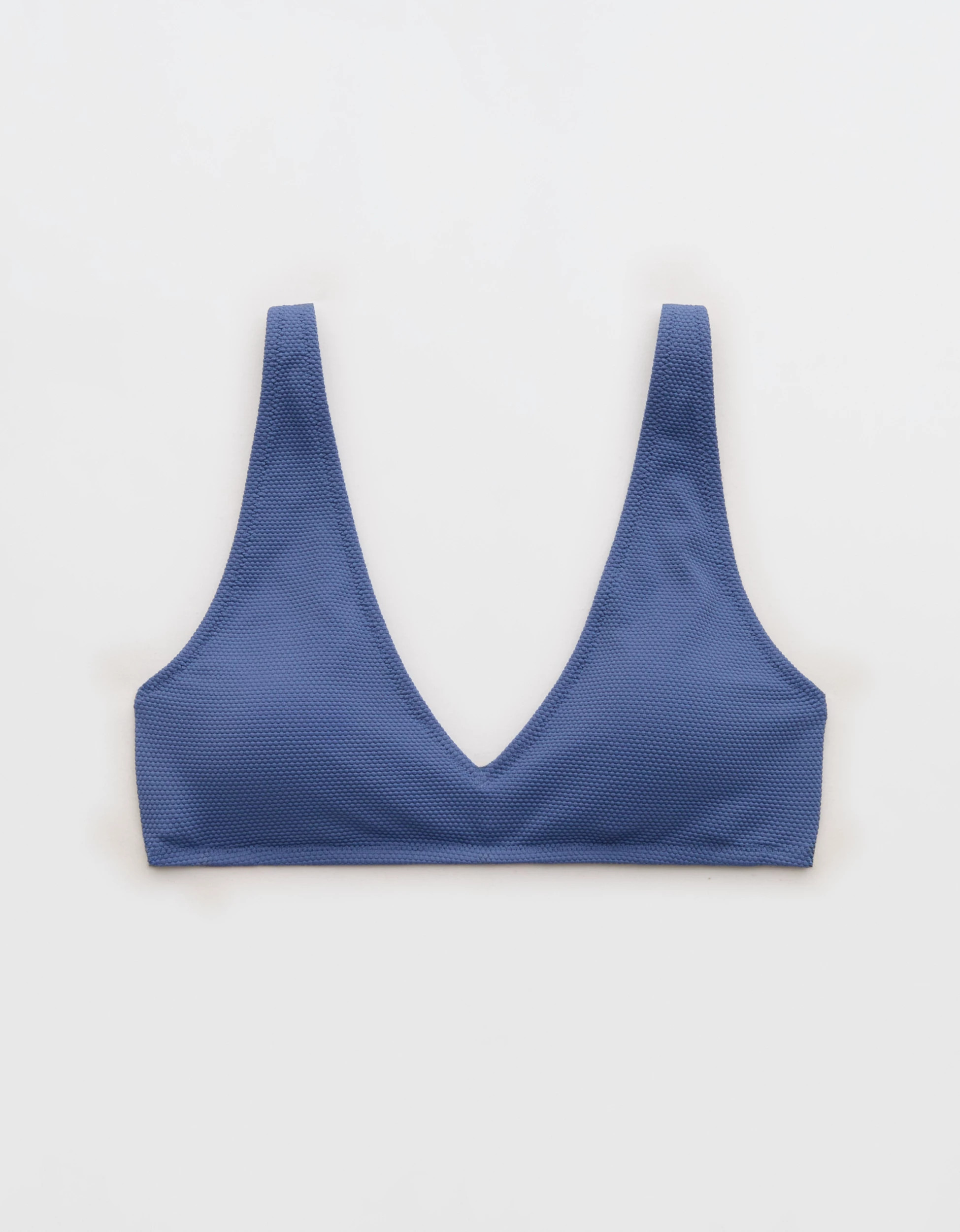 Aerie Pique Wide Strap Voop Bikini Top | Aerie