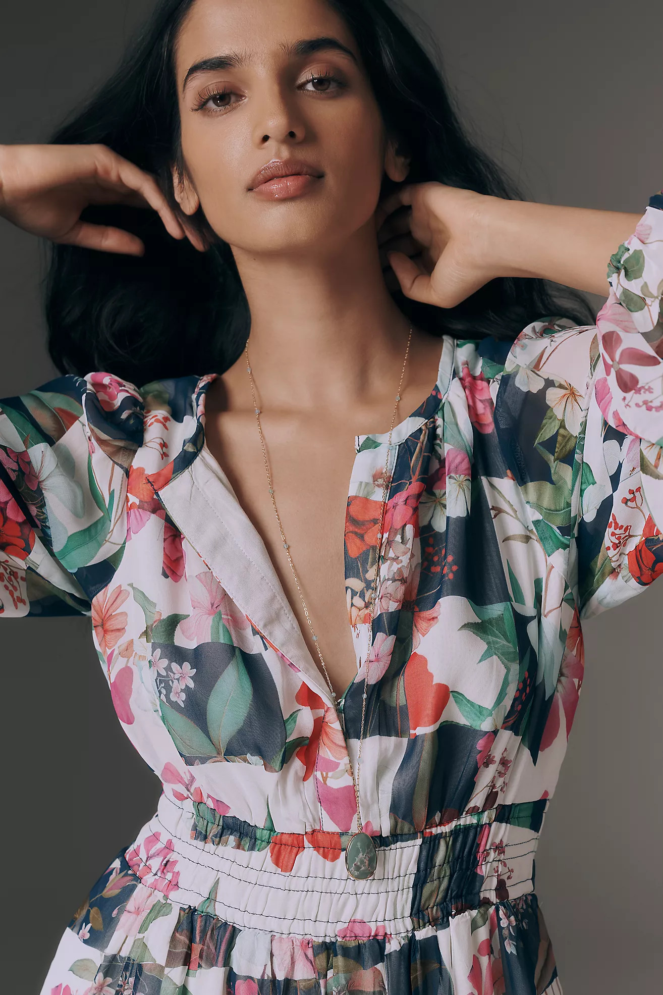 The Somerset Maxi Dress: Long-Sleeve Chiffon Edition | Anthropologie (US)
