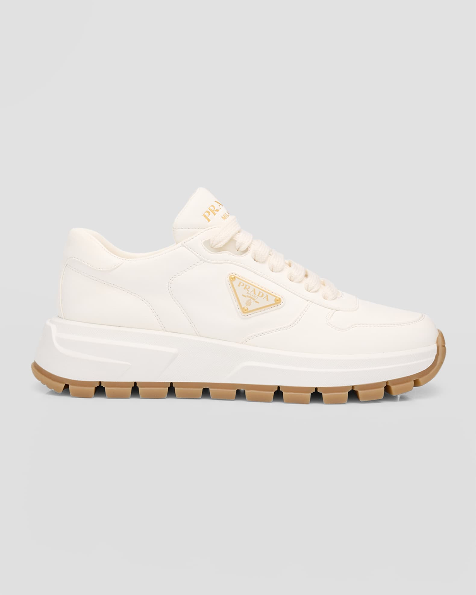 Leather Logo Runner Sneakers | Neiman Marcus