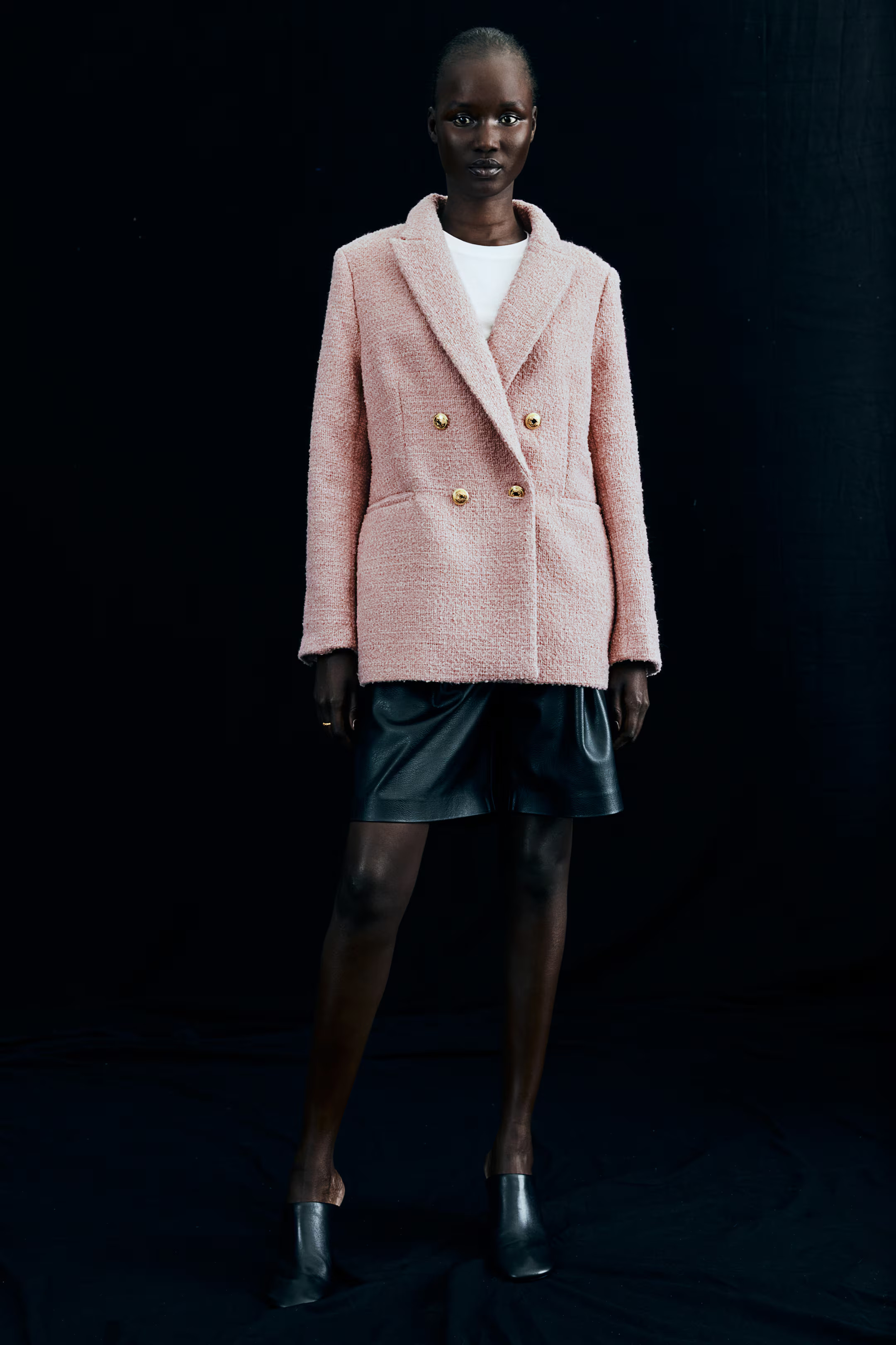 Blazer en tissu texturé | H&M (FR, IT, ES, PT, BE)