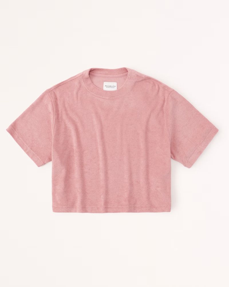 Women's Towel Terry Crew Tee | Women's New Arrivals | Abercrombie.com | Abercrombie & Fitch (US)