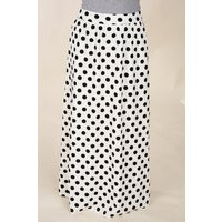 Maxi Skirt, Floor Legnth Skirt White Polka Dot Maxi Skirtmodest Fashion, Modest Dresses, Dress With  | Etsy (US)