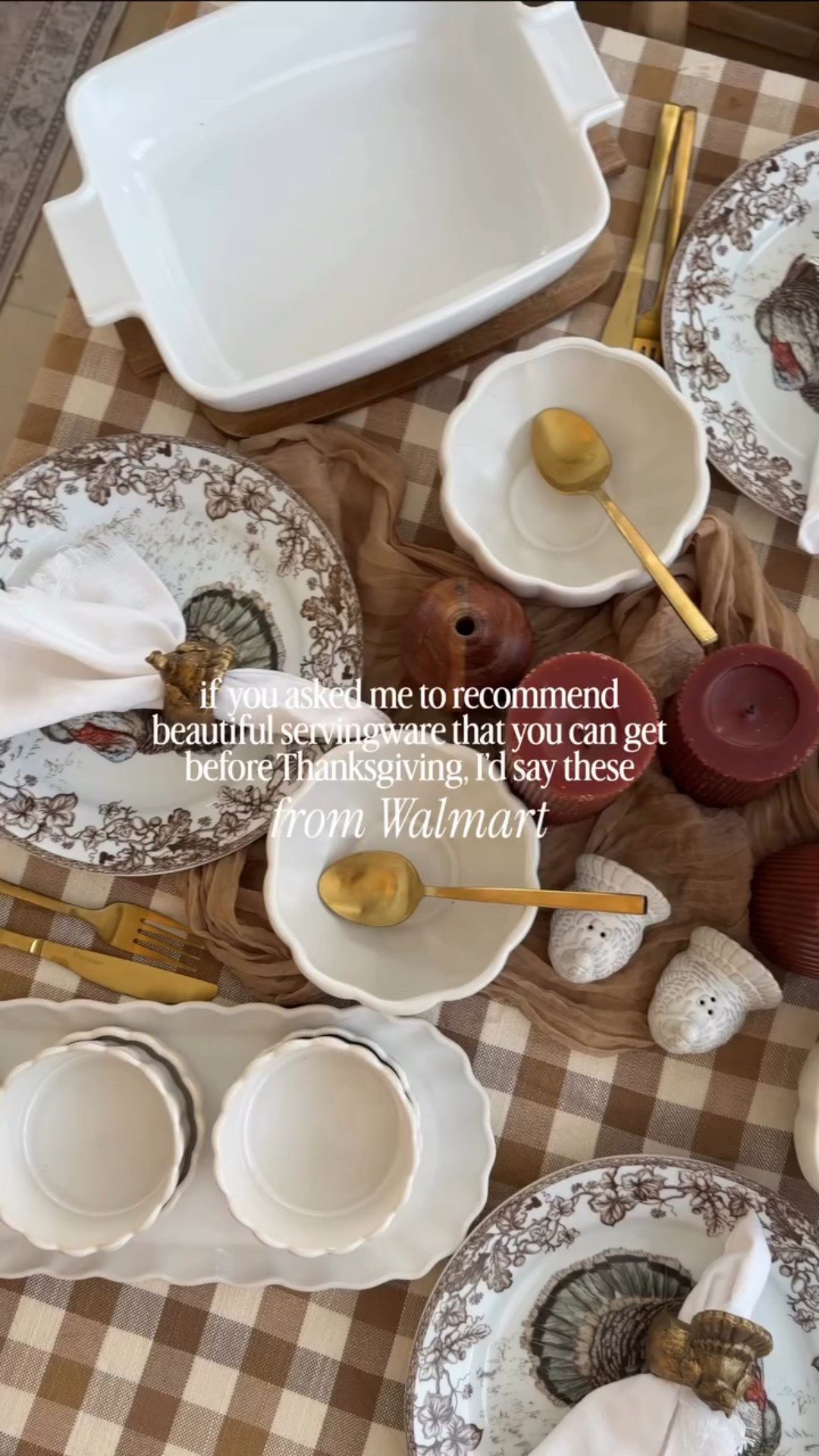 Can’t believe it’s from Walmart! 🤩 I’ve used these so many times since July!!! They’re my go to serving dishes now & I loveeee them!! Bougie hostess on a budget right here 👏👏

Comment SHOP & I’ll send them to you!! Get them on time before Thanksgiving!! 

#thanksgiving #thanskgivingdinner #thanksgivingideas #falldecor #hostessideas #hostesswiththemostess