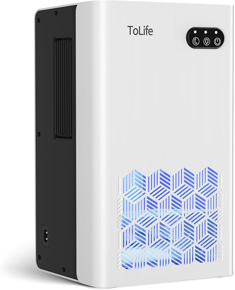 Dehumidifier, ToLife Dehumidifiers for Bedroom, 95 OZ Water Tank, (950 sq.ft) Quiet Small Dehumid... | Amazon (US)