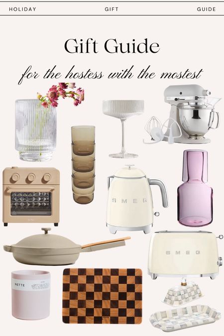 Holiday gift guide for the hostess with the mostest #holidaygiftguide #giftguide