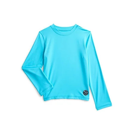 Wonder Nation Boys Rash Guard with Long Sleeves, Sizes 4-18 & Husky | Walmart (US)