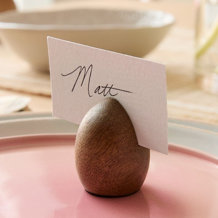 Wanda Wood Easter Placecard Holders (Set of 4) | West Elm (US)