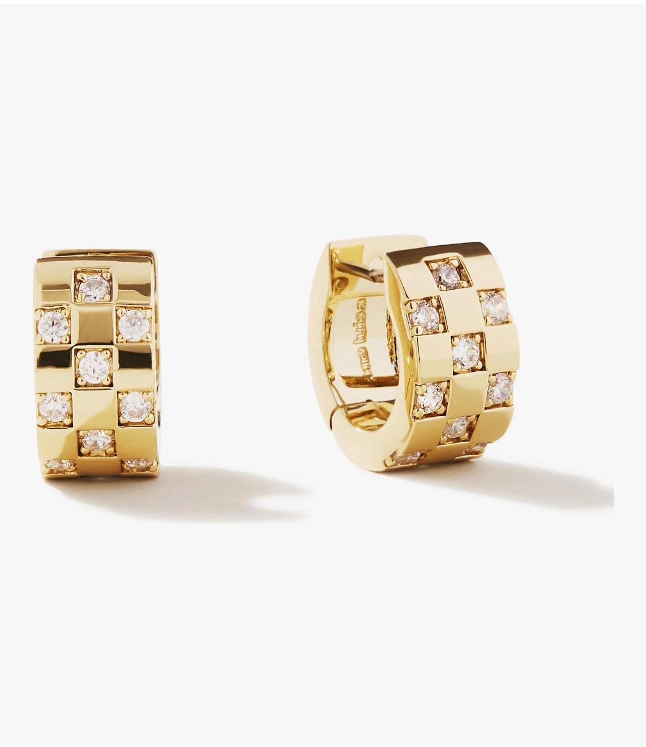 Ana Luisa Eden Huggie Hoop Earrings for Women - Chunky 14K Gold Plated & Silver Rhodium Plated Hoops with Cubic Zirconia - Hypoallergenic, Water-Resistant, Tarnish-Free Dainty Womens Earrings

#LTKSeasonal #LTKMidsize #LTKOver40