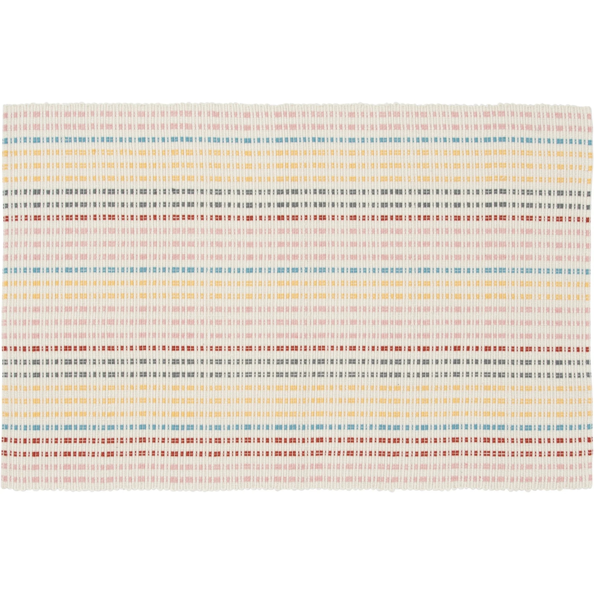 Mainstays Multi Striped Outdoor Layering Accent Rug, 24" x 36" | Walmart (US)
