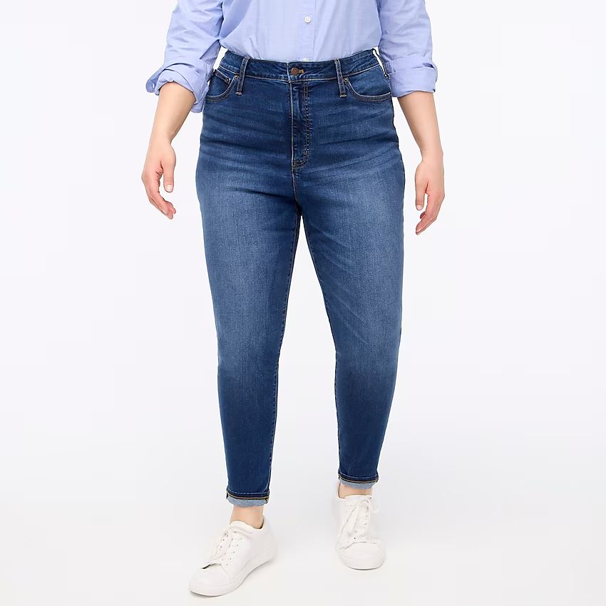 Curvy 10" highest-rise skinny jean in signature stretch | J.Crew Factory