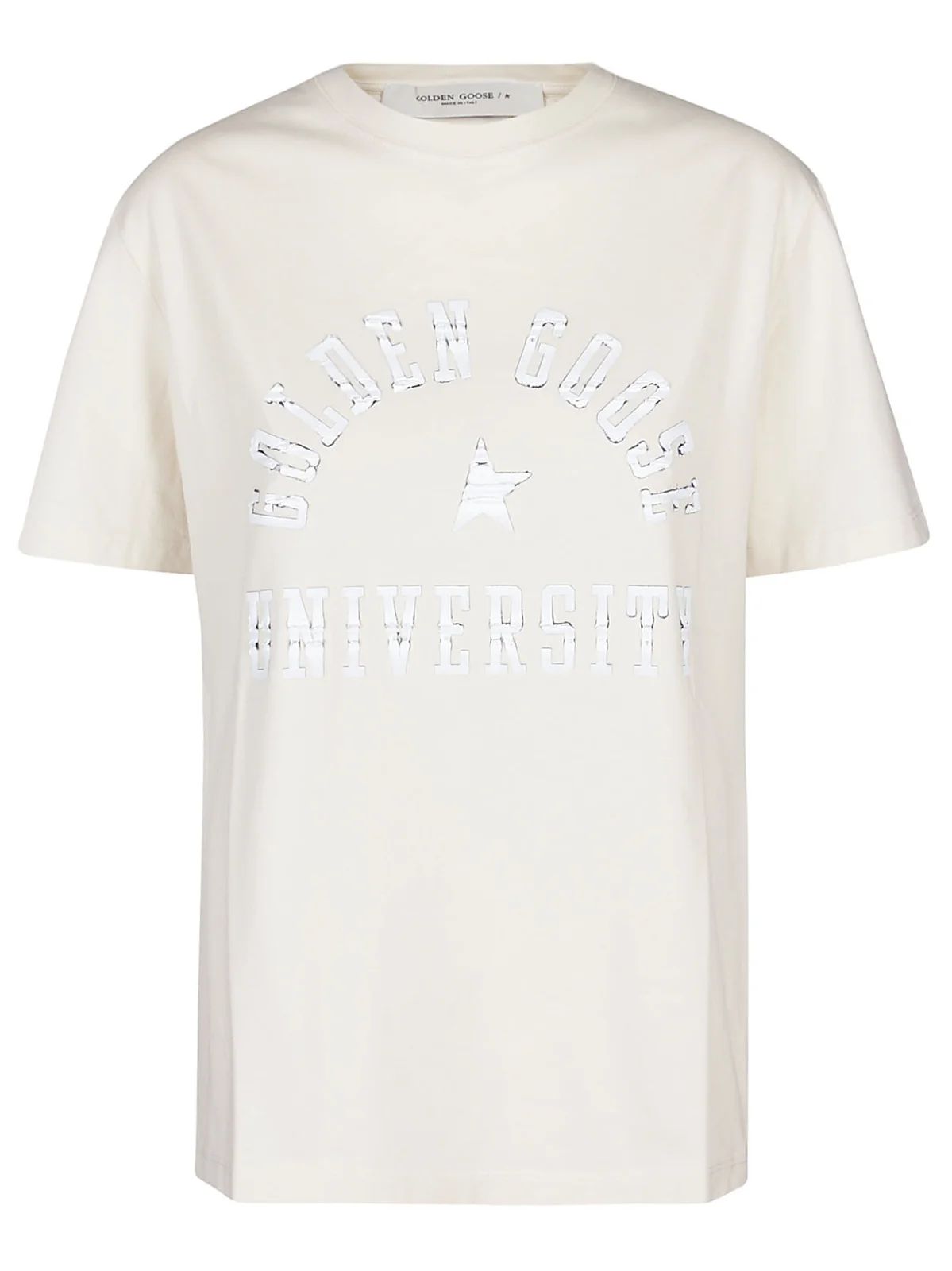 Golden Goose Deluxe Brand Logo Detailed T-Shirt | Cettire Global
