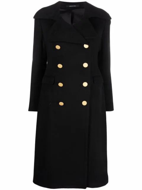 Avalon double-breasted cashmere coat | Farfetch (US)