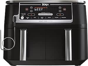 Ninja DZ550 Foodi 10 Quart 6-in-1 DualZone Smart XL Air Fryer with 2 Independent Baskets, Smart C... | Amazon (US)