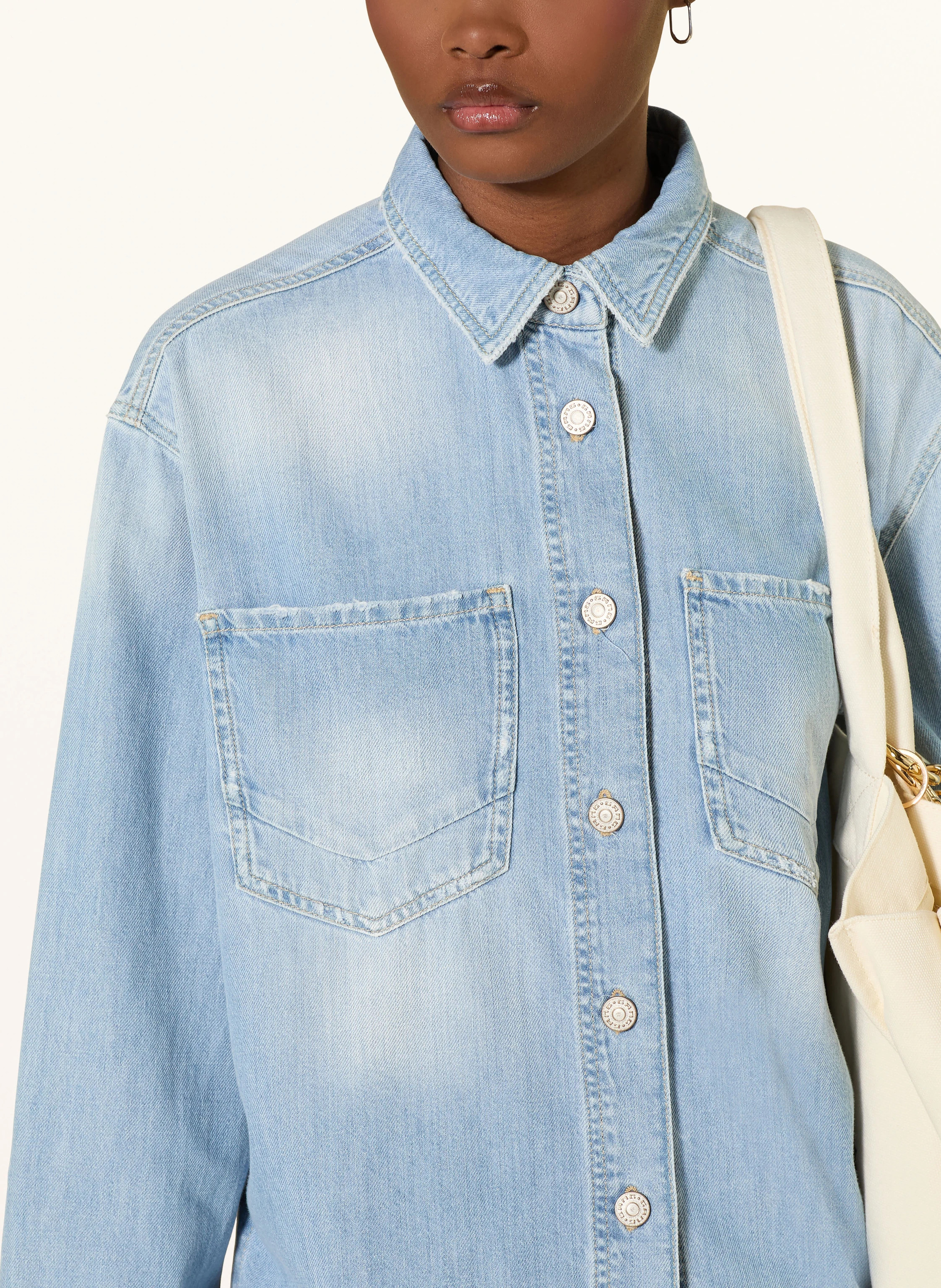 GANG Jeans-Overshirt 94NALA in hellblau | Breuninger (DACH)