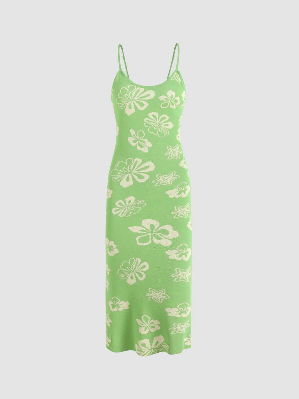 Knit Floral Midi Dress | Cider