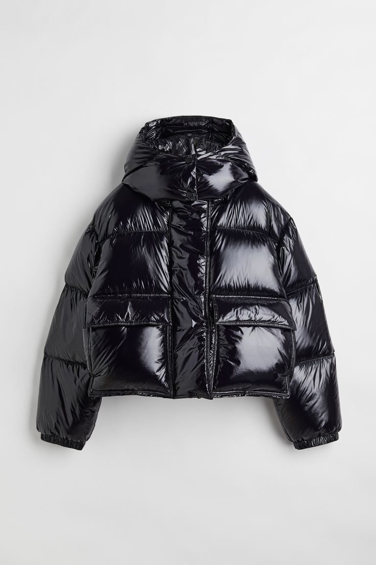 Hooded down jacket | H&M (UK, MY, IN, SG, PH, TW, HK)