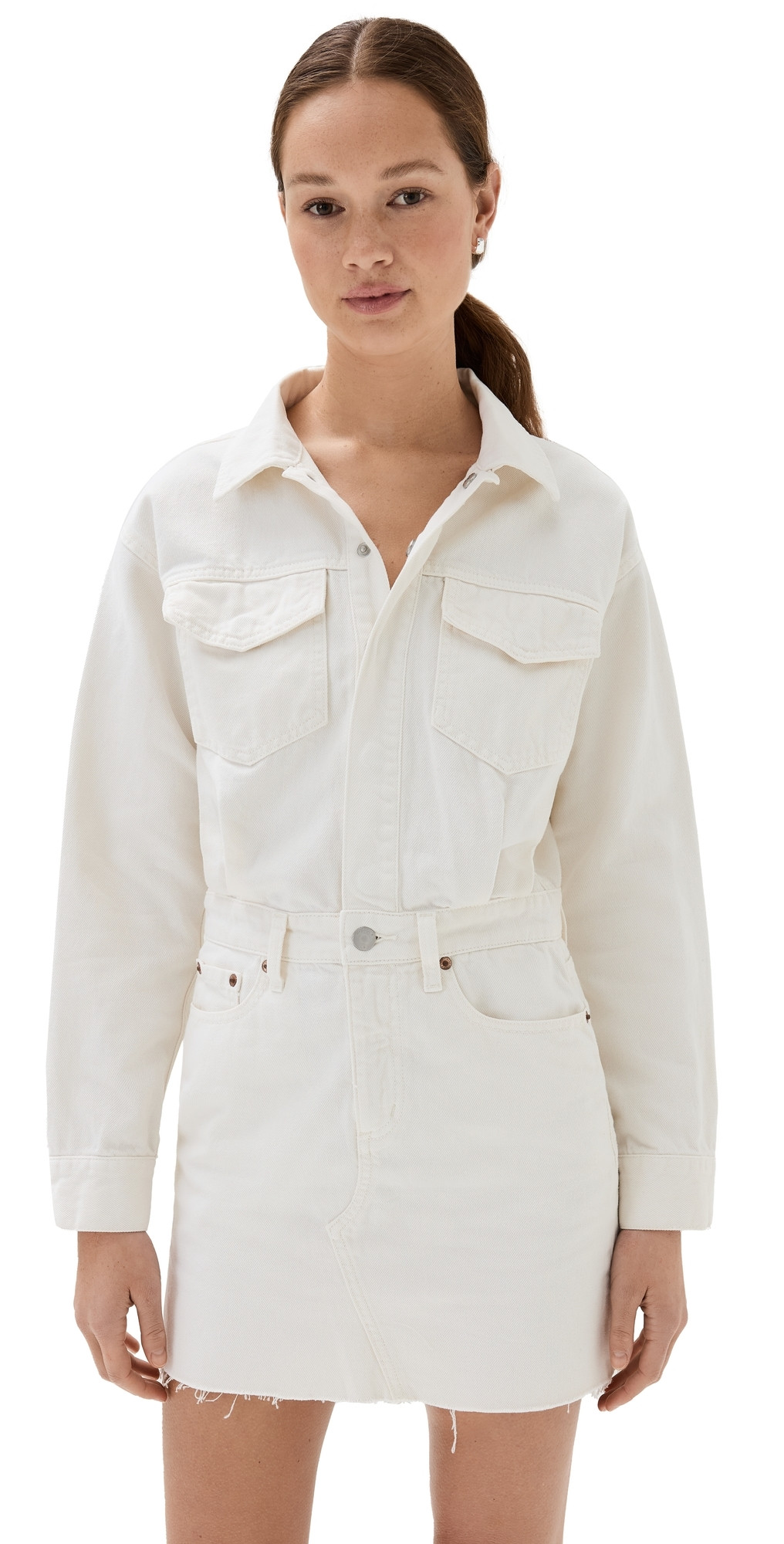 Pistola Denim Nina Dress Eggshell M | Shopbop