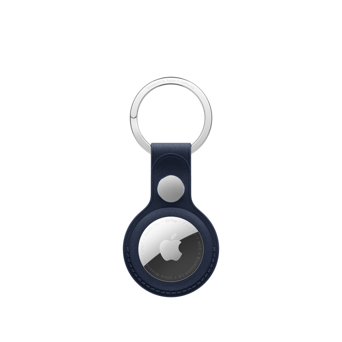AirTag FineWoven Key Ring – Deep Blue | Apple (US)