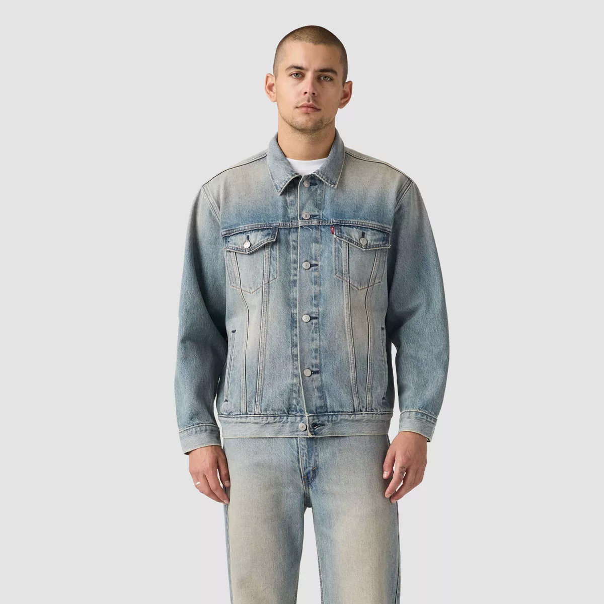 Levi's\u00ae Men's Wherever You Are Relaxed Fit Trucker Jacket - Medium Wash M | Target
