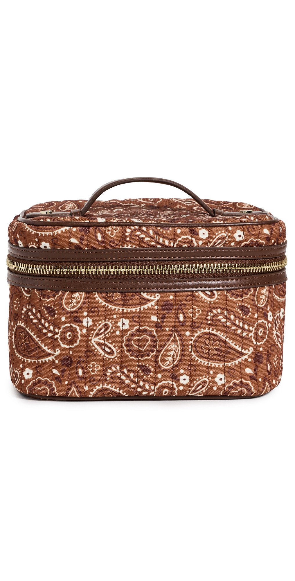 Stoney Clover Lane Bandana Print Vanity Case Brown Paisley Print One Size | Shopbop