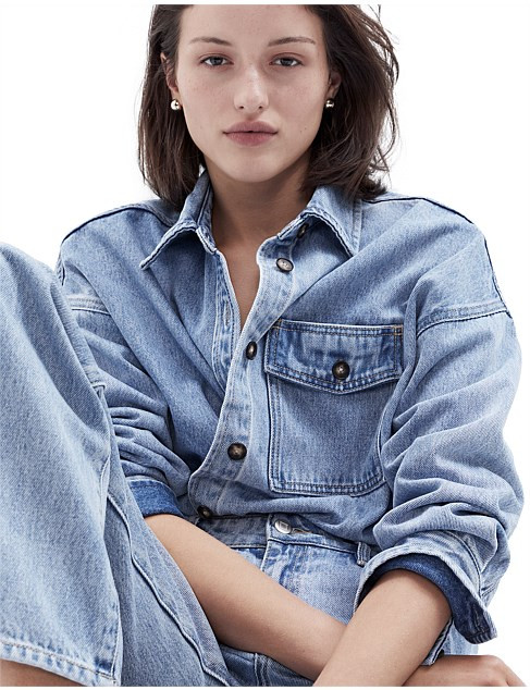 Unison Denim Overshirt | David Jones | David Jones (Australia & New Zealand)
