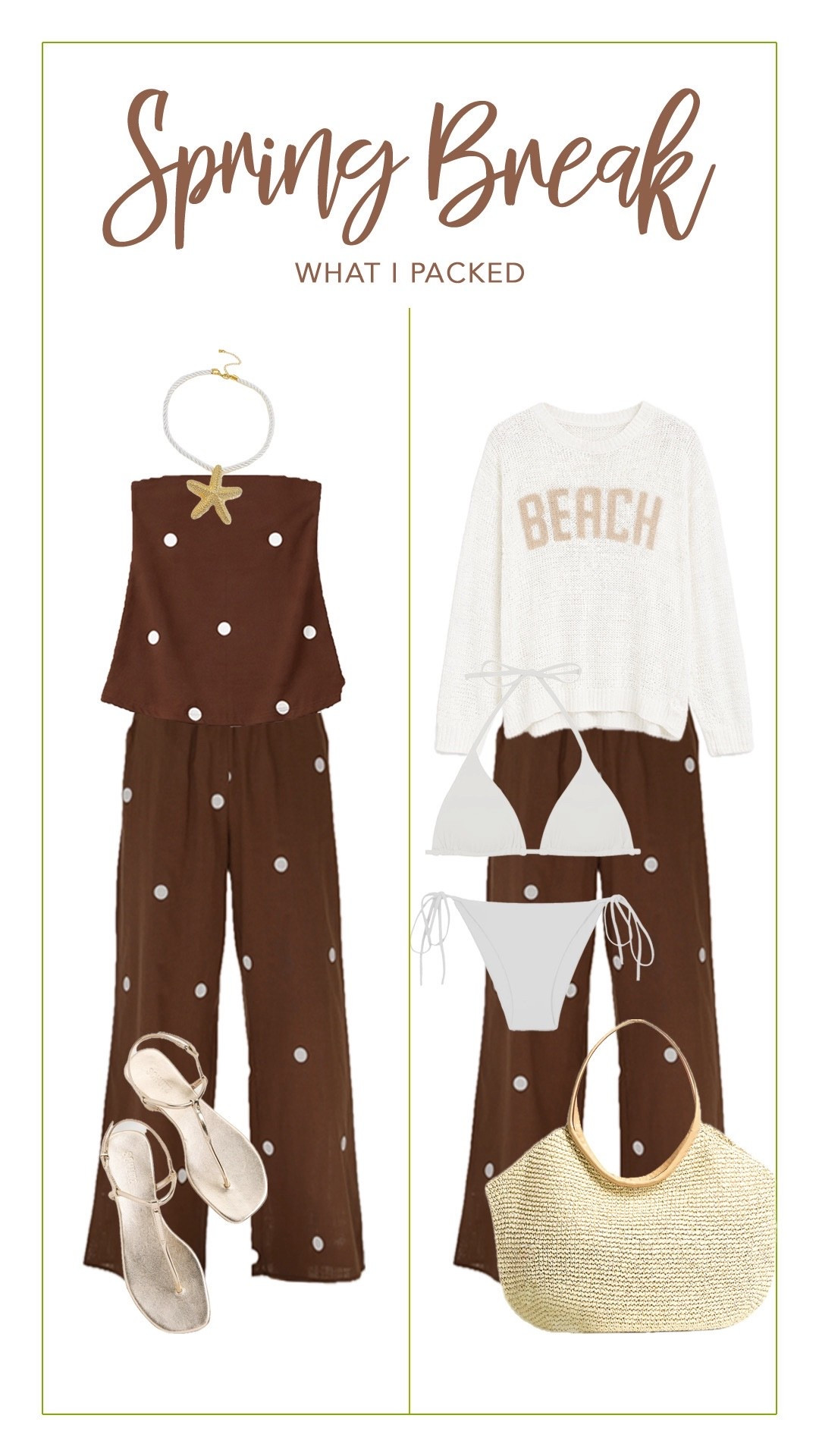 What I Packed for Spring Break | Hi Sugarplum!

#LTKOver40 #LTKTravel #LTKSeasonal