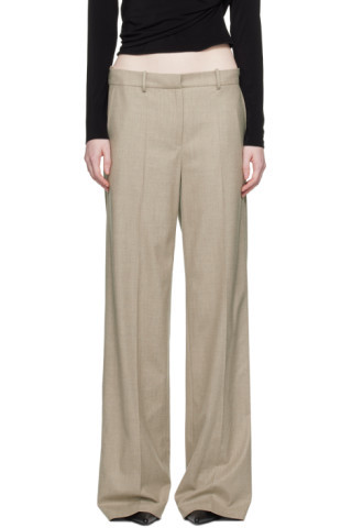 Taupe Two-Pocket Trousers | SSENSE