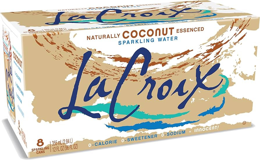 LaCroix Sparkling Water, Coconut, 12 Fl Oz (pack of 8) | Amazon (US)