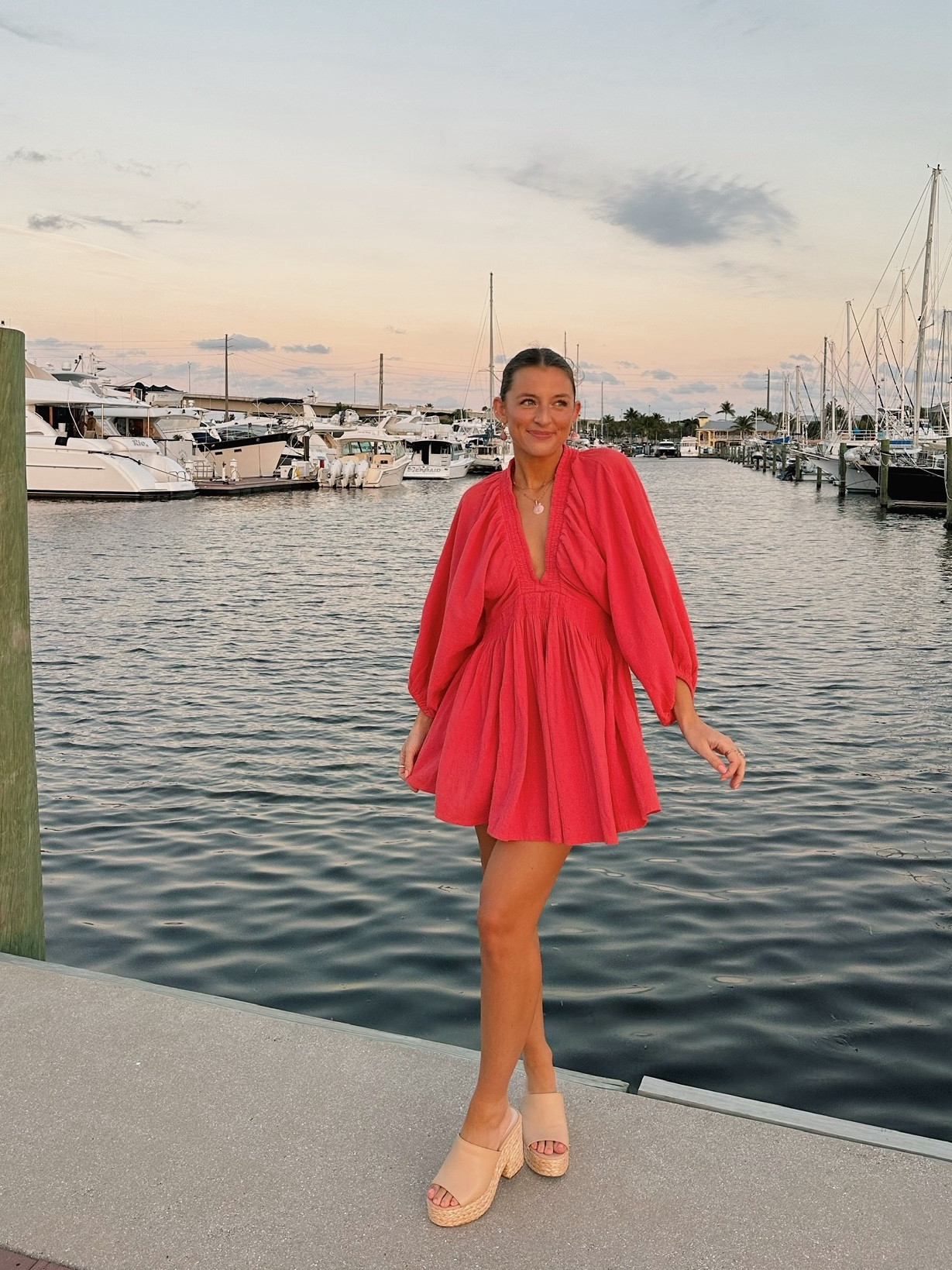 the cutest mini dress under $90 from free people! comes in so many colors and fits so well - wearing size XS

dresses, spring outfits, date night outfits, mini dress, vacation outfit, platform heels, purse

#LTKparties #LTKstyletip #LTKfindsunder100