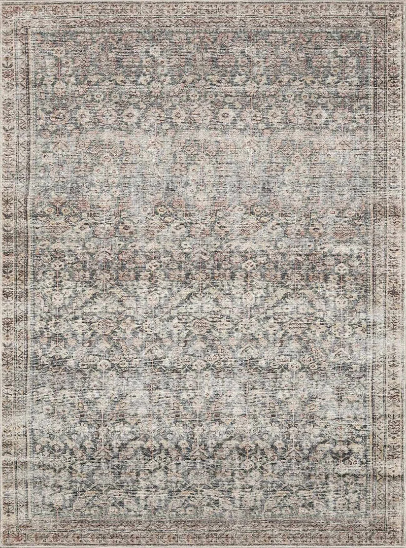 Galey Alix Collins Avenue III Vintage Damask Rug | Boutique Rugs