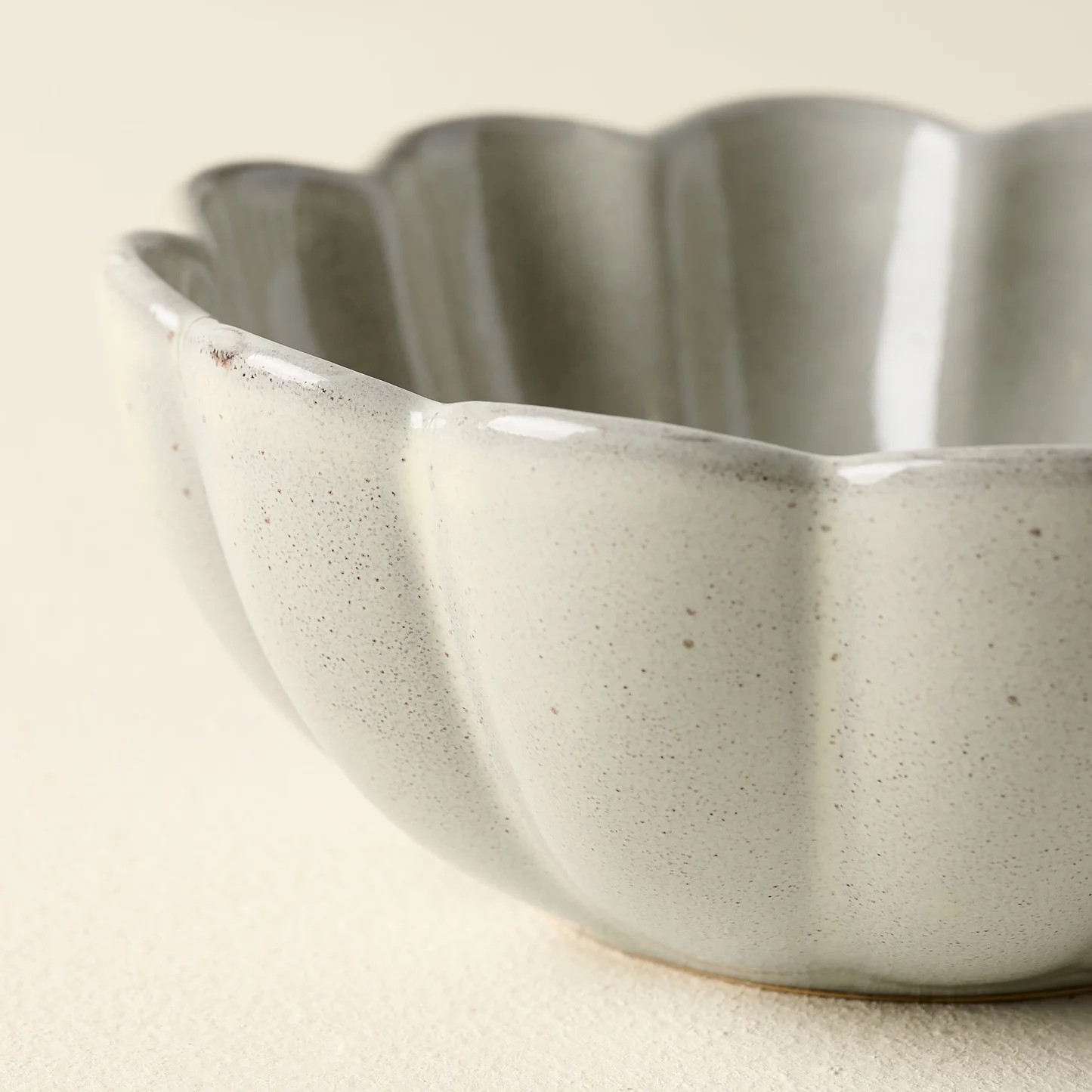 Grey Scalloped Cereal Bowl | Magnolia