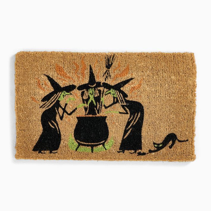 Halloween Witches Doormat | West Elm (US)