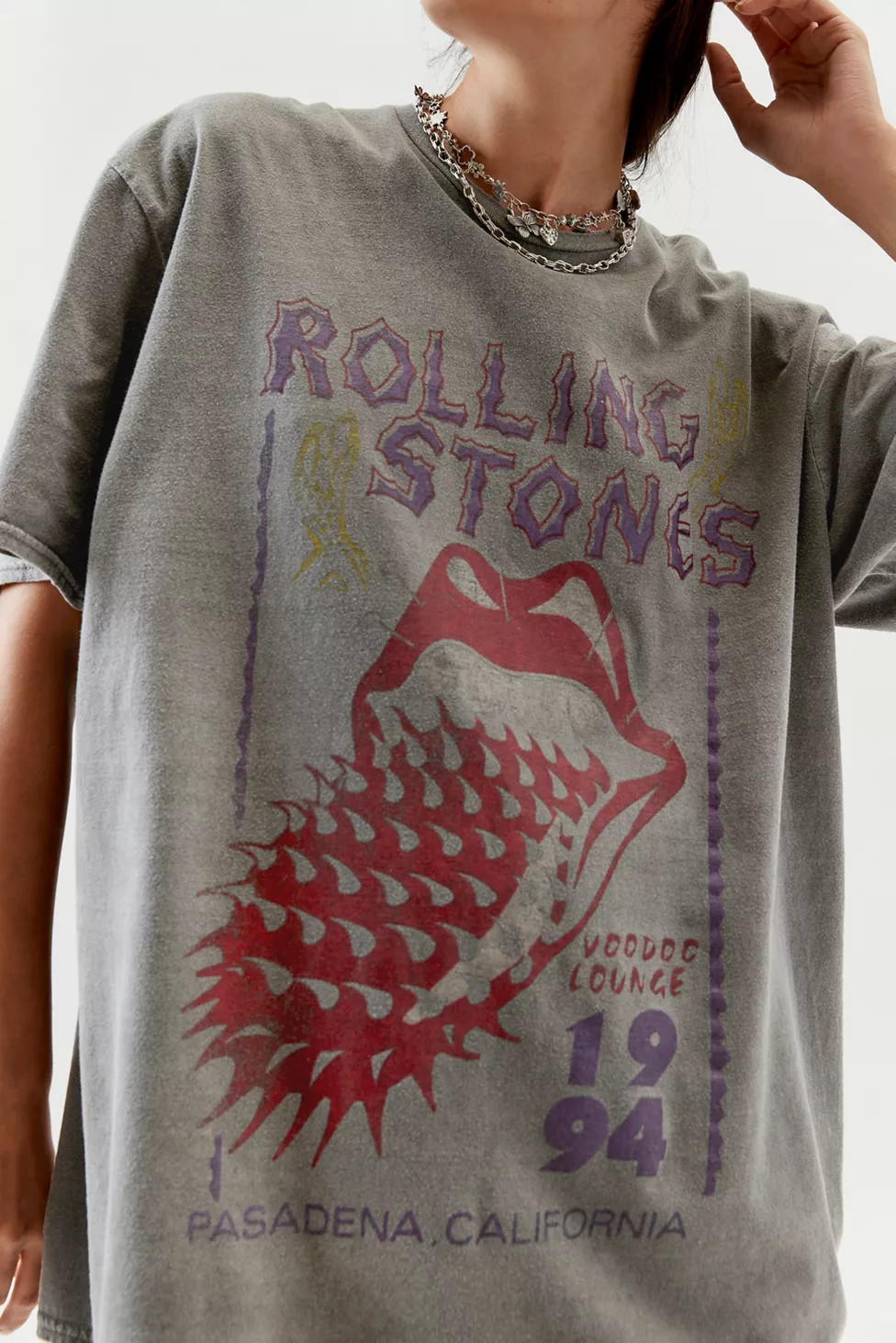 Rolling Stones Voodoo Lounge Oversized Tee | Urban Outfitters (US and RoW)