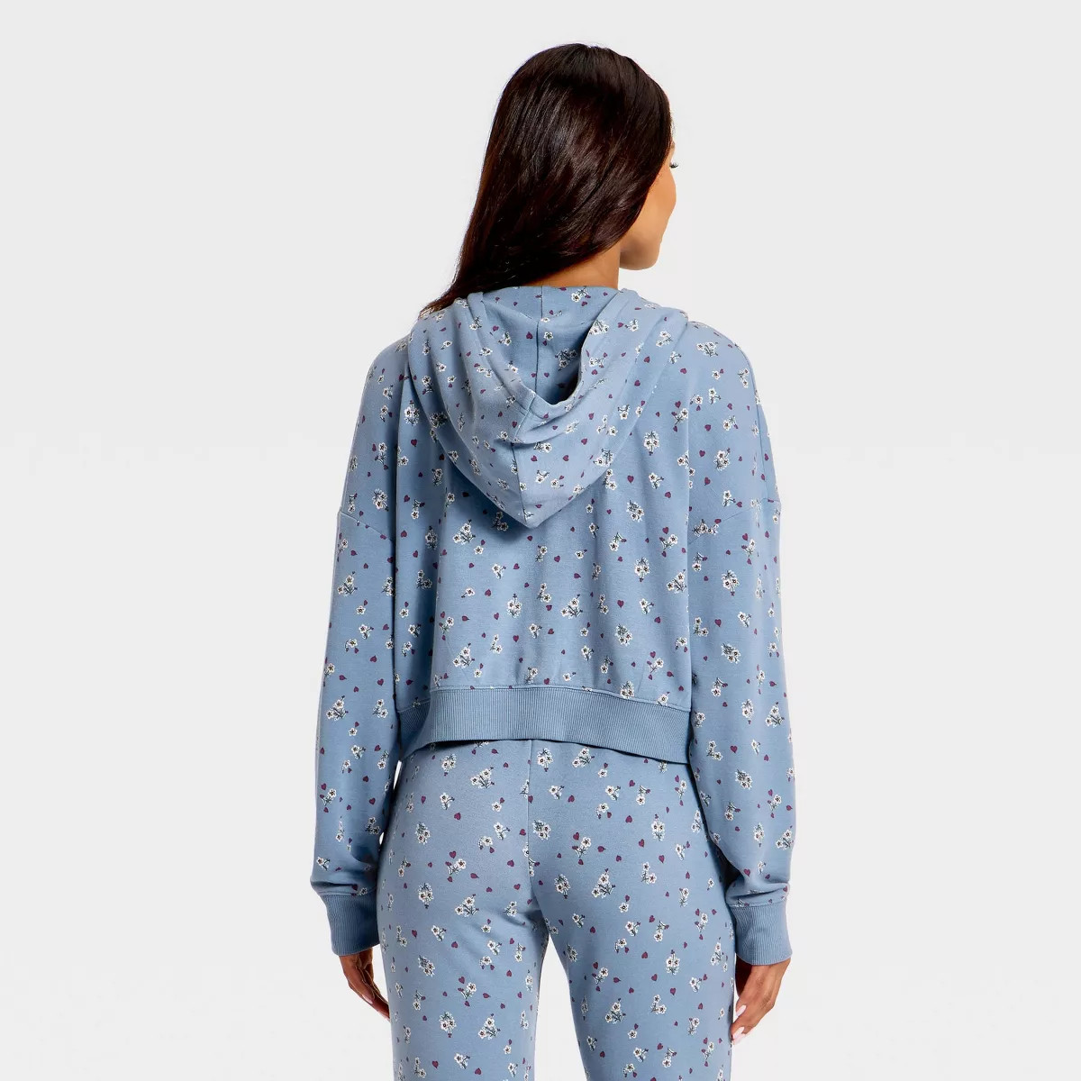 Women's PeachySoft Fleece Zip Hoodie - Wild Fable\u2122 Blue XXS | Target