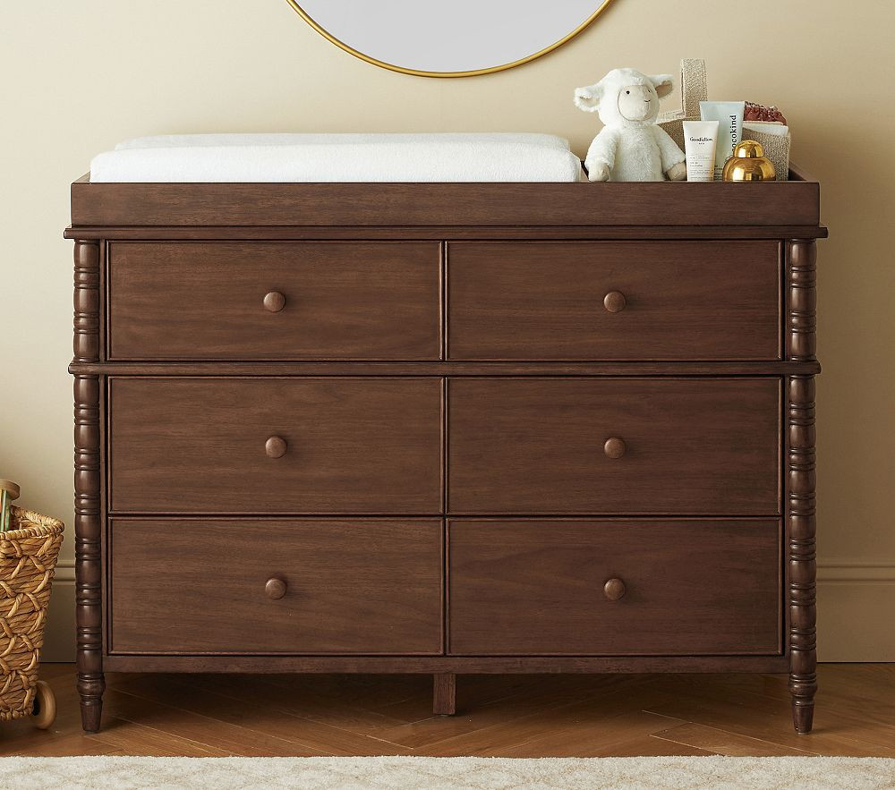 Elsie 6-Drawer Changing Table (49w x 20d") | Pottery Barn Kids