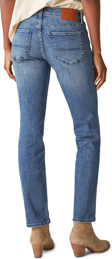 Sweet Straight Mid Rise Straight Leg Jeans | Nordstrom