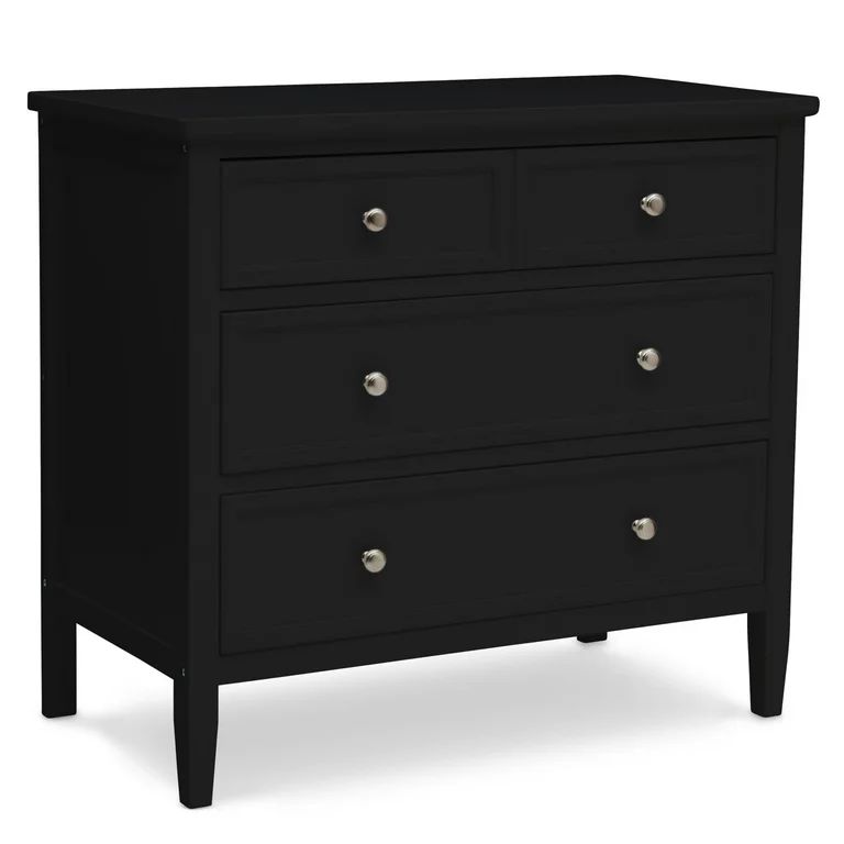 Delta Children Epic 3 Drawer Dresser with Interlocking Drawers - Greenguard Gold Certified, Black | Walmart (US)