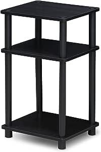 Furinno Just 3-Tier Turn-N-Tube End Table / Side Table / Night Stand / Bedside Table with Plastic... | Amazon (US)