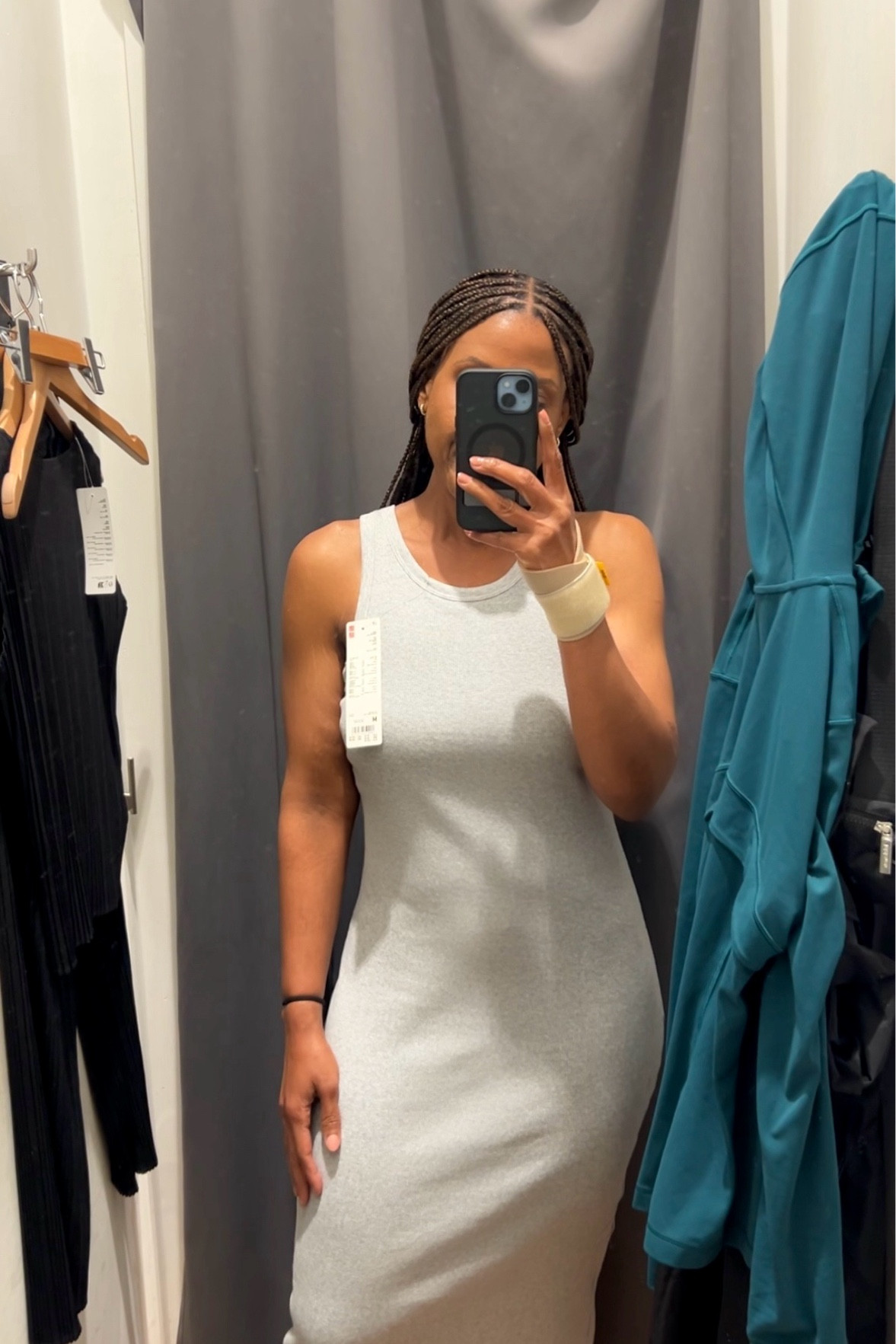 Ribbed Bra Sleeveless Dress👌