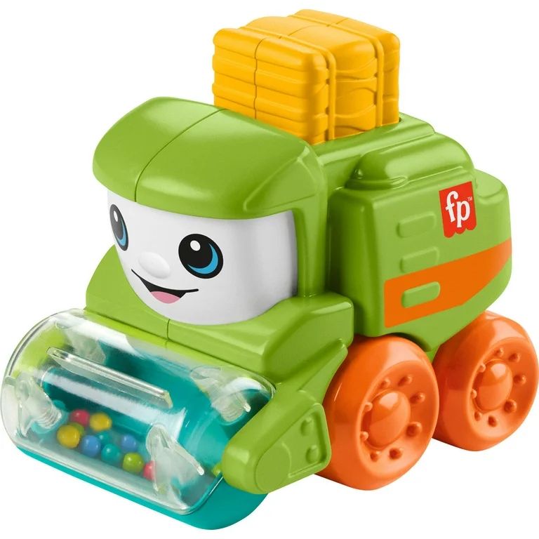 Fisher-Price Rollin’ Tractor Push-Along Toy Vehicle for Infants with Fine Motor Activities | Walmart (US)
