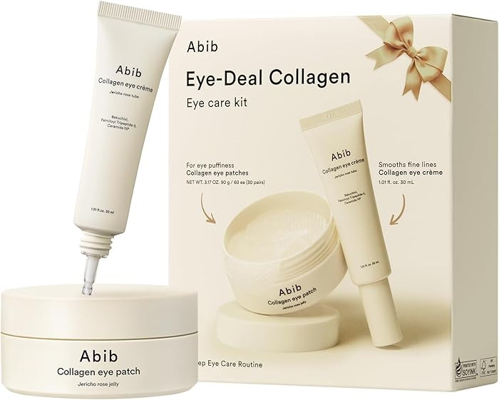 Abib Eye Deal Collagen Eye Care Kit, Korean Under Eye Patches for Puffy Eyes and Dark Circles, An... | Amazon (US)