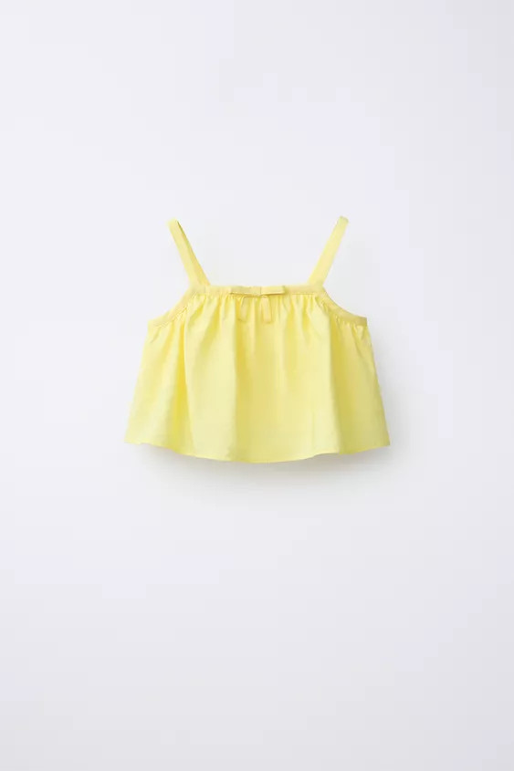 TAFFETA CROPPED TOP | Zara US