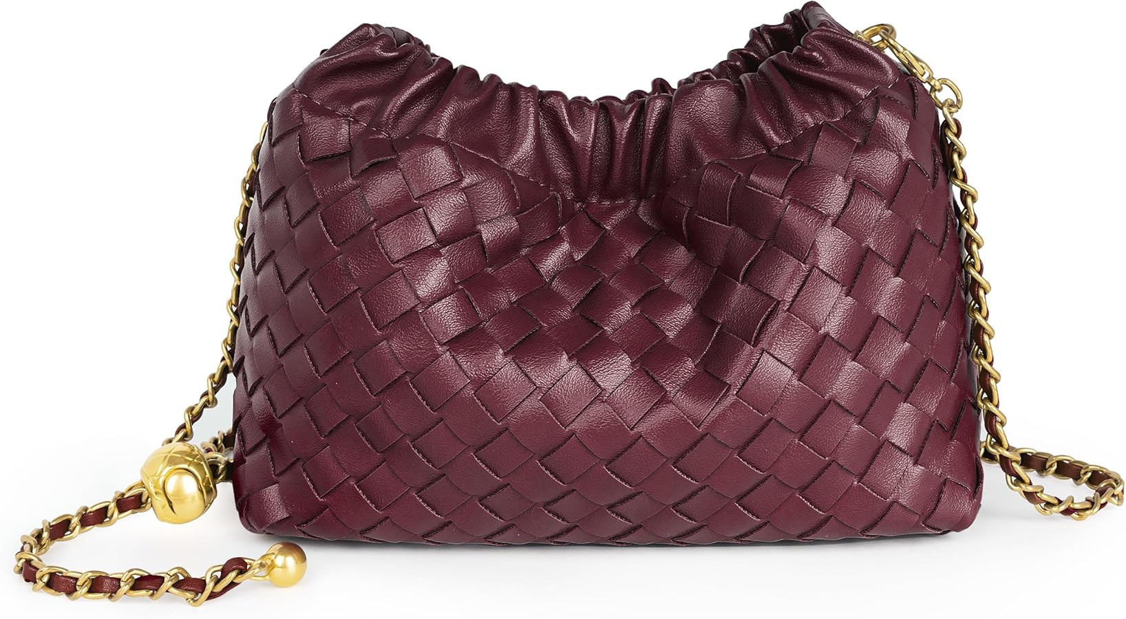 Joryin Woven Women's Crossbody Bag & Evening Purse, Trendy Dumpling Clutch & Hobo Cloud Shoulder ... | Amazon (US)