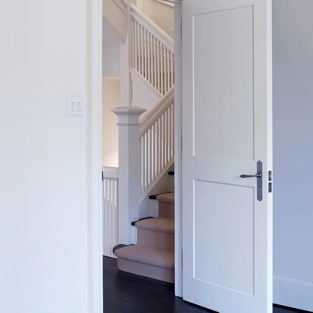 Primed 2 Panel Interior Shaker Door Prehung with 4-9/16" Jambs | Wayfair North America