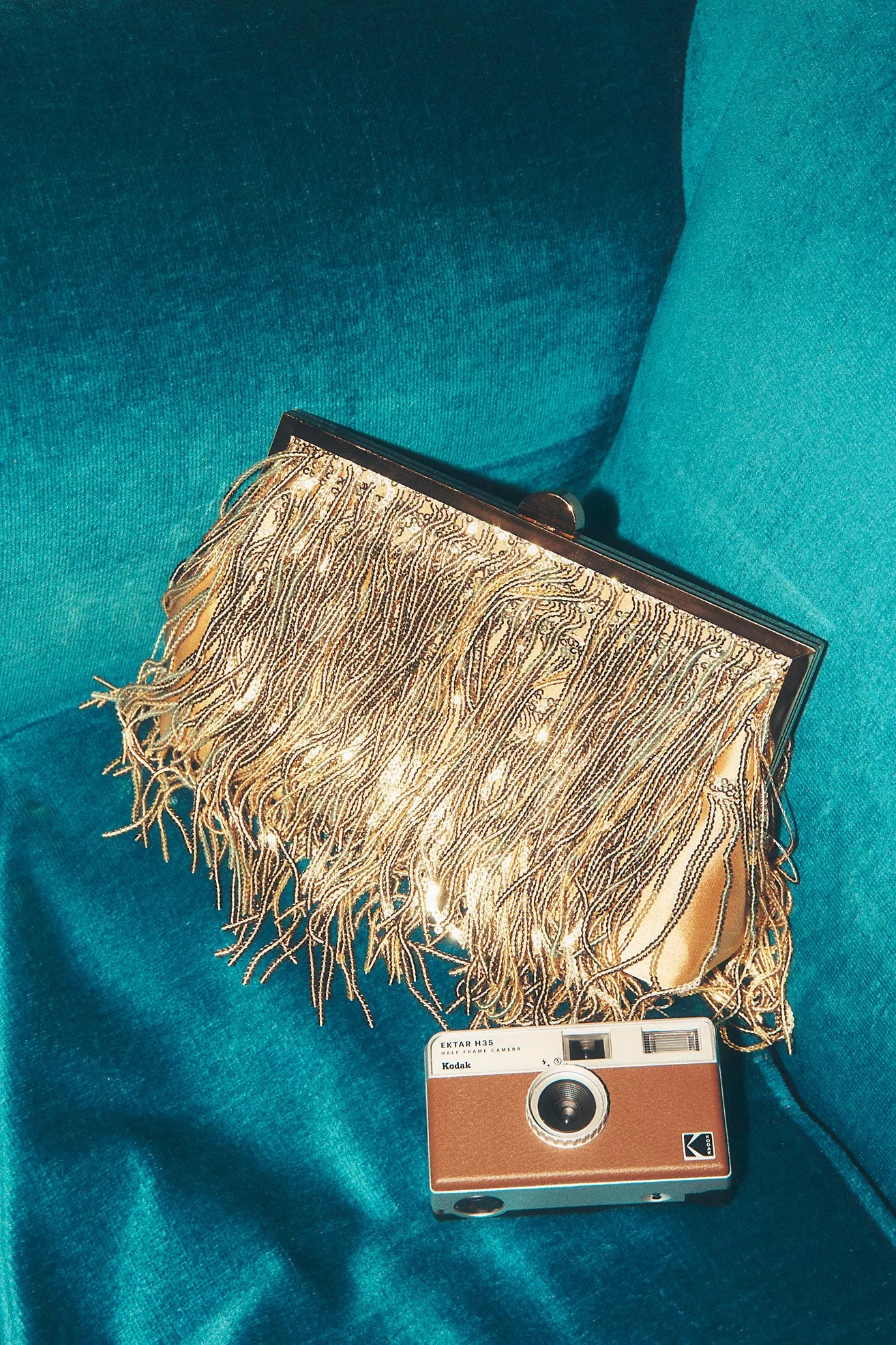 Urban Expressions Celesta Shimmer Hand Bag | Anthropologie (US)